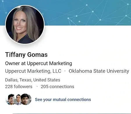 Marketing Executive Tiffany Gomas Linkedin