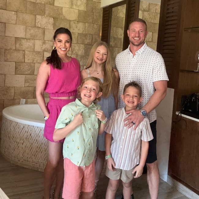 Melissa Rycroft as seen in a picture with her family that was taken in January 2024